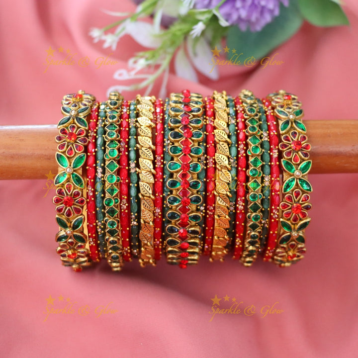 Gorgeous Silk Thread Bangles for Weddings & Festivals ONE HAND