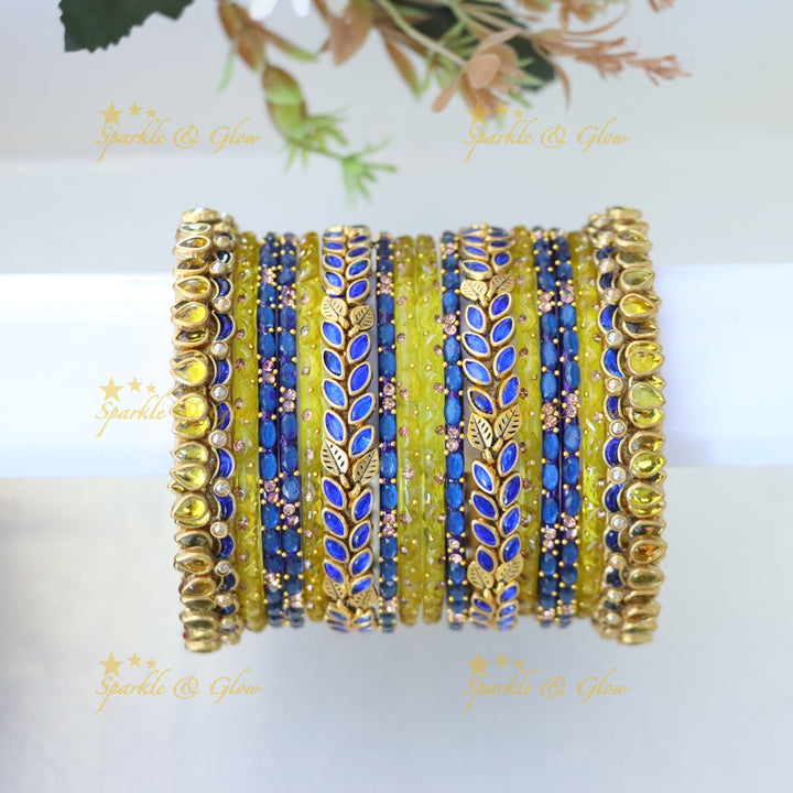 Exquisite Silk Thread Bangles Set for Elegant Celebrations ONE HAND