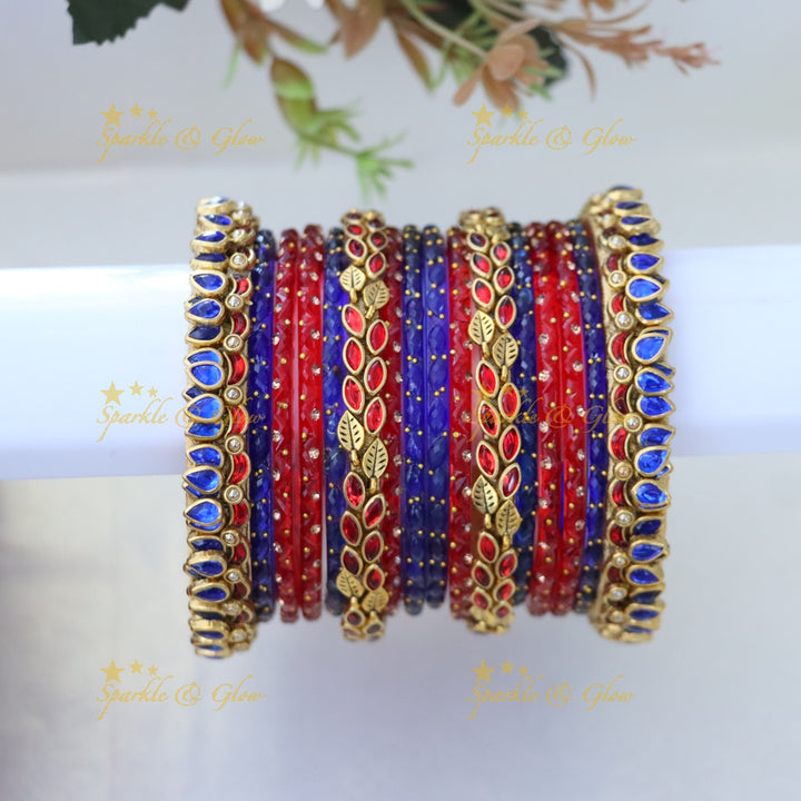Exquisite Silk Thread Bangles Set for Elegant Celebrations ONE HAND
