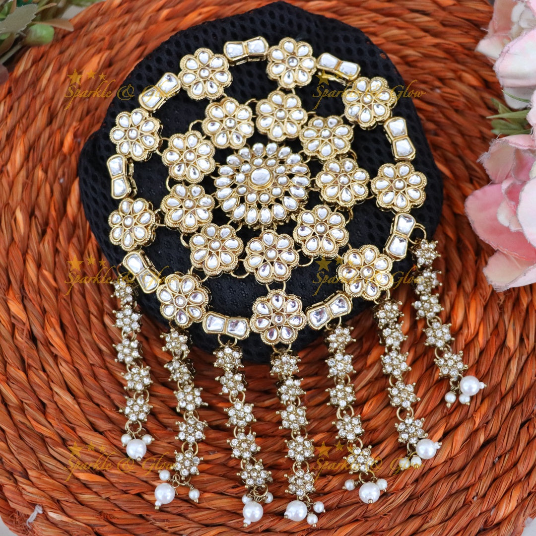 Exquisite Bridal Flower Hair Accessory for Weddings