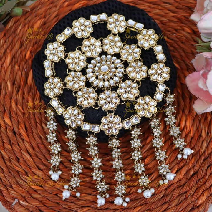 Exquisite Bridal Flower Hair Accessory for Weddings