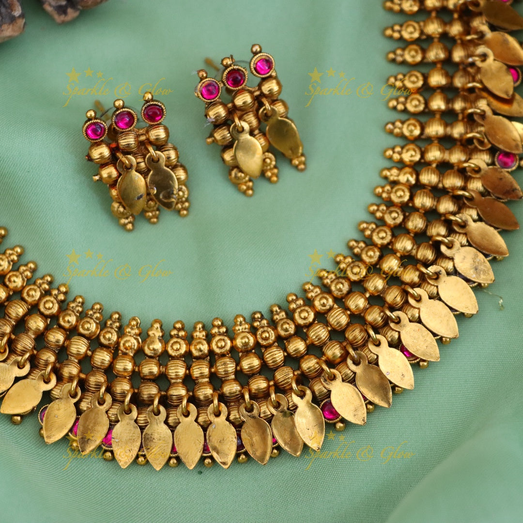Exquisite Gold-Plated Choker Necklace for Weddings