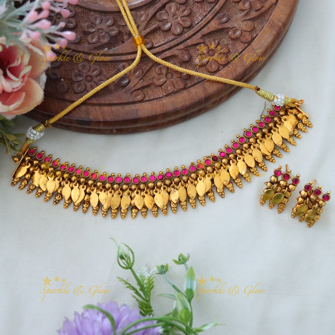 Exquisite Gold-Plated Choker Necklace for Weddings