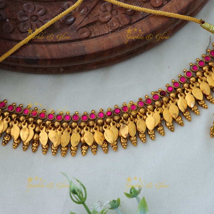 Exquisite Gold-Plated Choker Necklace for Weddings