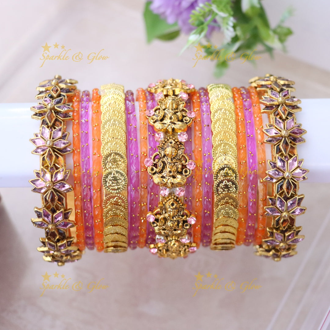 Elegant Silk Thread Bangles for Festive & Wedding ONE HAND