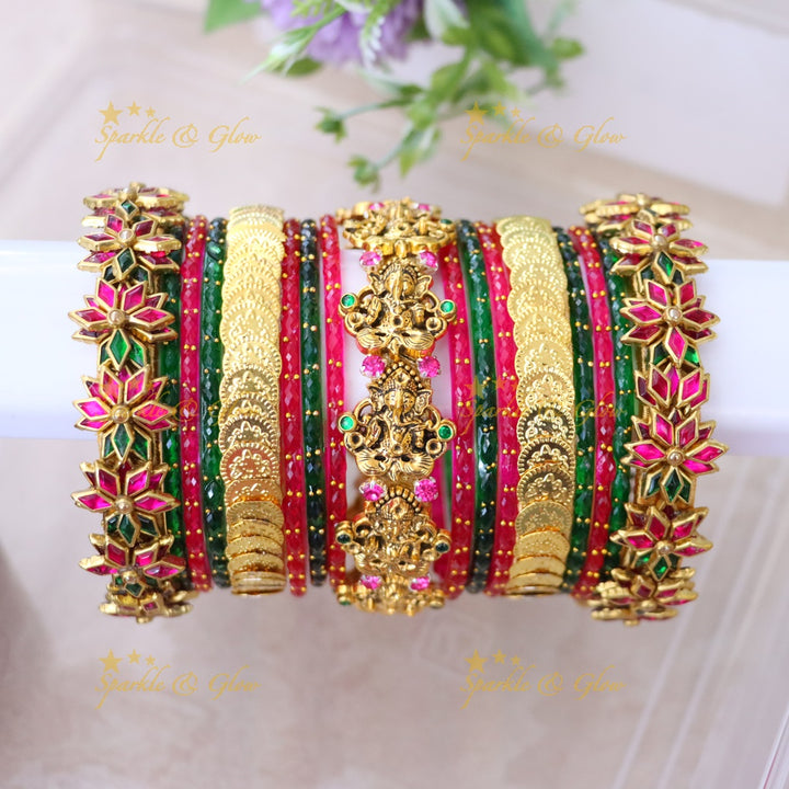 Elegant Silk Thread Bangles for Festive & Wedding ONE HAND