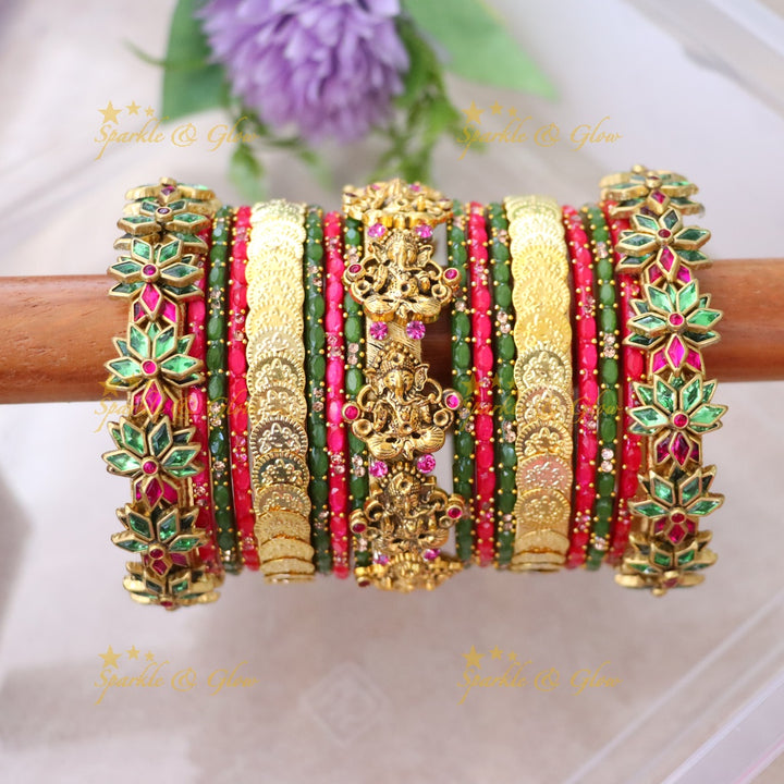 Elegant Silk Thread Bangles for Festive & Wedding ONE HAND
