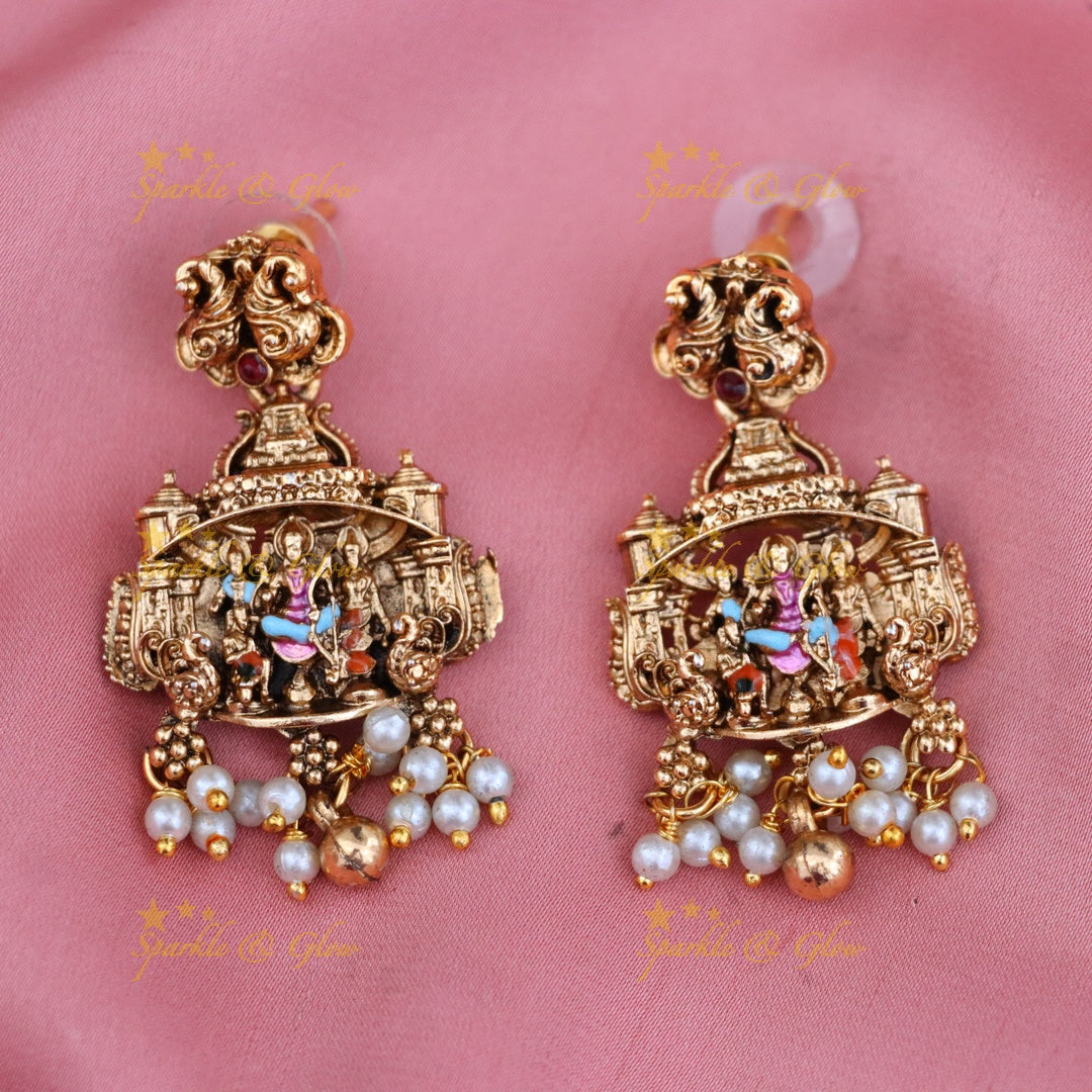 Elegant Temple Jewellery Necklace Set for Special Occasions