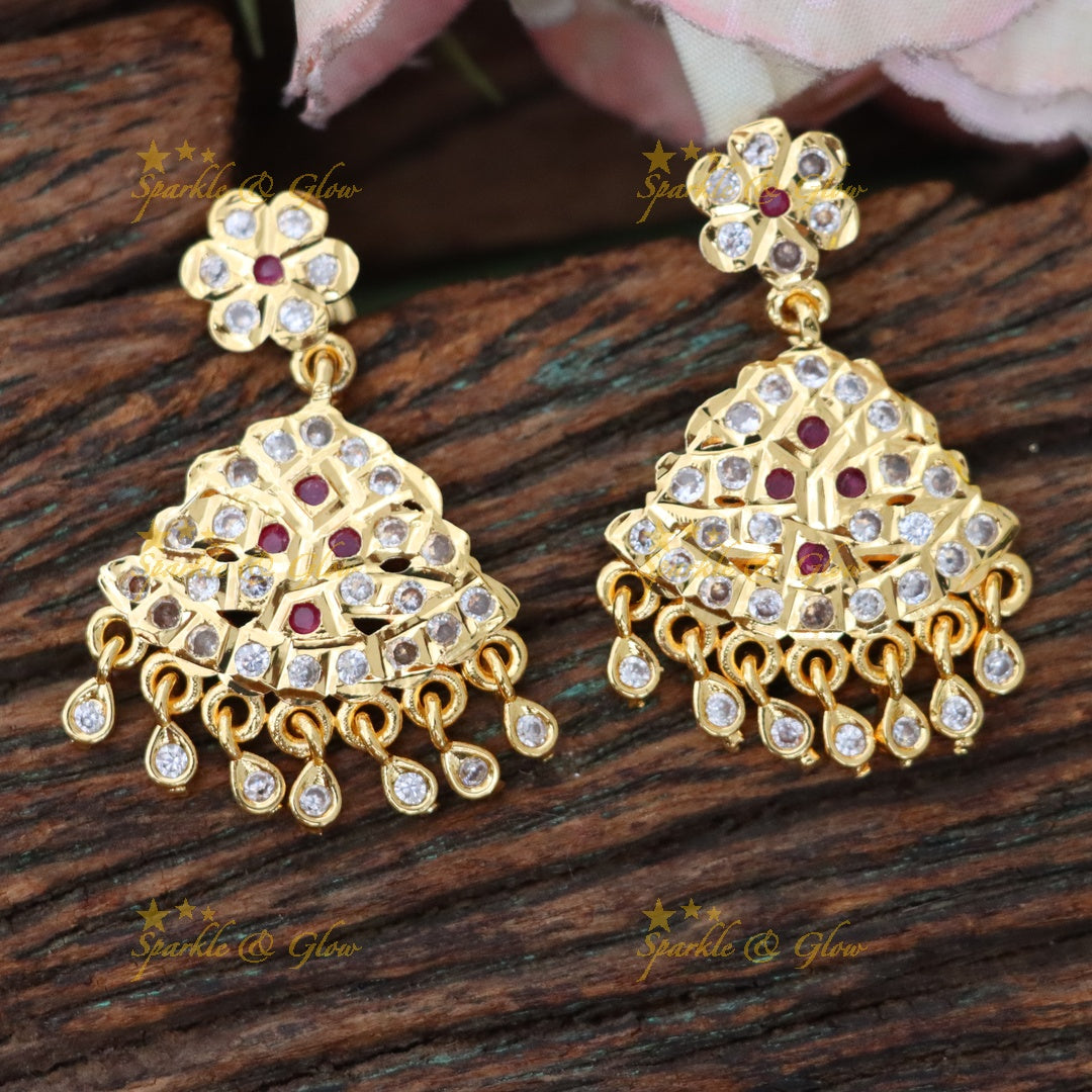 Exquisite Bridal Necklace Set in Microgold - Perfect for Weddings