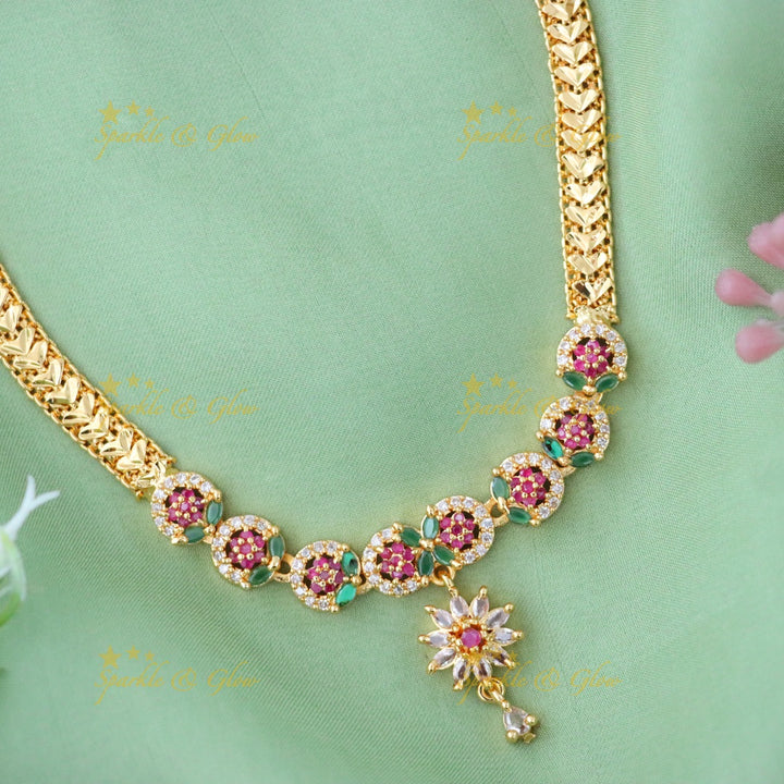 Elegance Redefined: Microgold Necklace for Celebrations