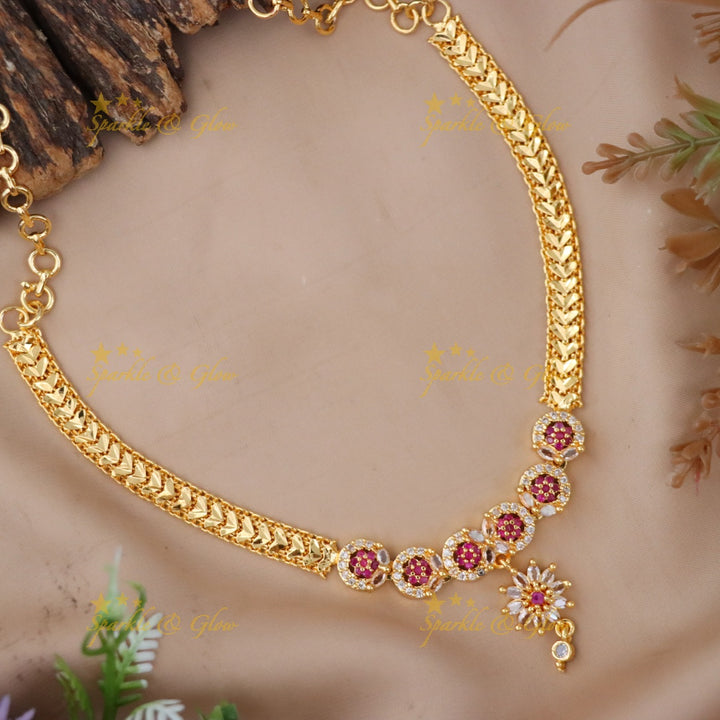 Elegance Redefined: Microgold Necklace for Celebrations