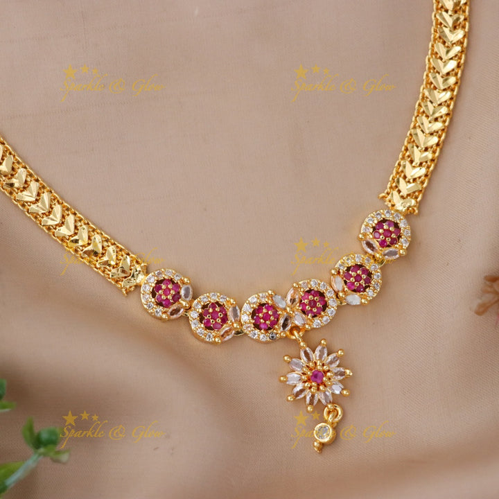 Elegance Redefined: Microgold Necklace for Celebrations