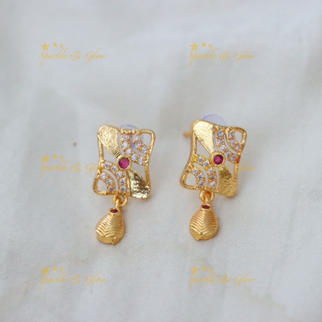 Premium Microgold Necklace Set for Festive Elegance