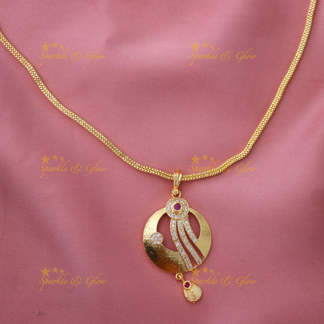 Exquisite Microgold Long Necklace Set - Elegant Design