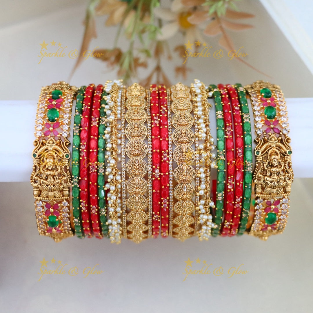 Kemp Lakshmi Bangles - Elevate Bridal Elegance