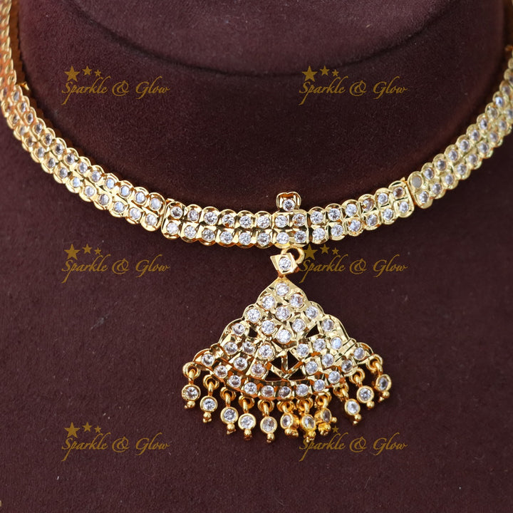 Exquisite Microgold Choker Necklace for Elegant Weddings