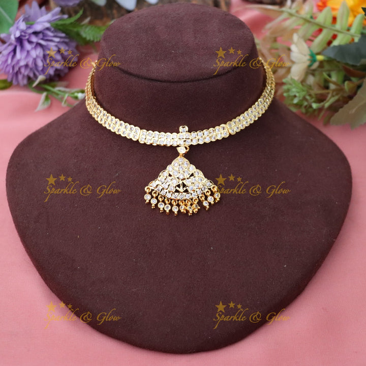 Exquisite Microgold Choker Necklace for Elegant Weddings