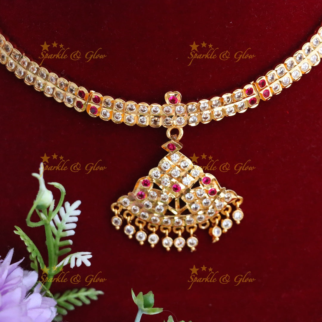 Exquisite Microgold Choker Necklace for Elegant Weddings