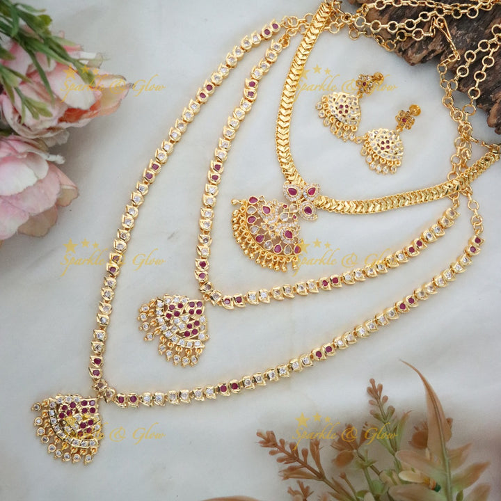 Luxurious Microgold Bridal Set for Elegant Weddings