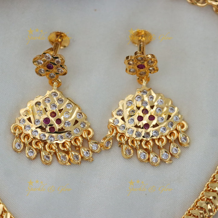 Luxurious Microgold Bridal Set for Elegant Weddings