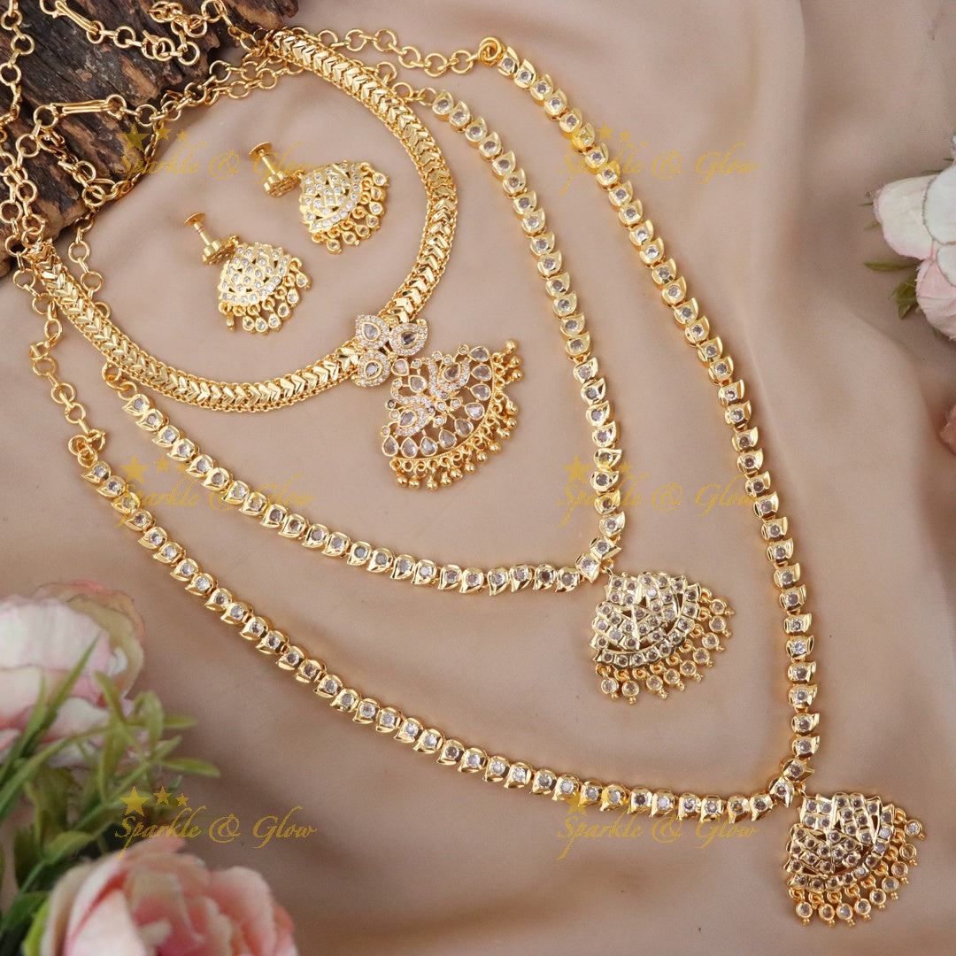 Luxurious Microgold Bridal Set for Elegant Weddings