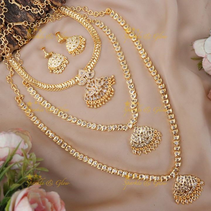 Luxurious Microgold Bridal Set for Elegant Weddings