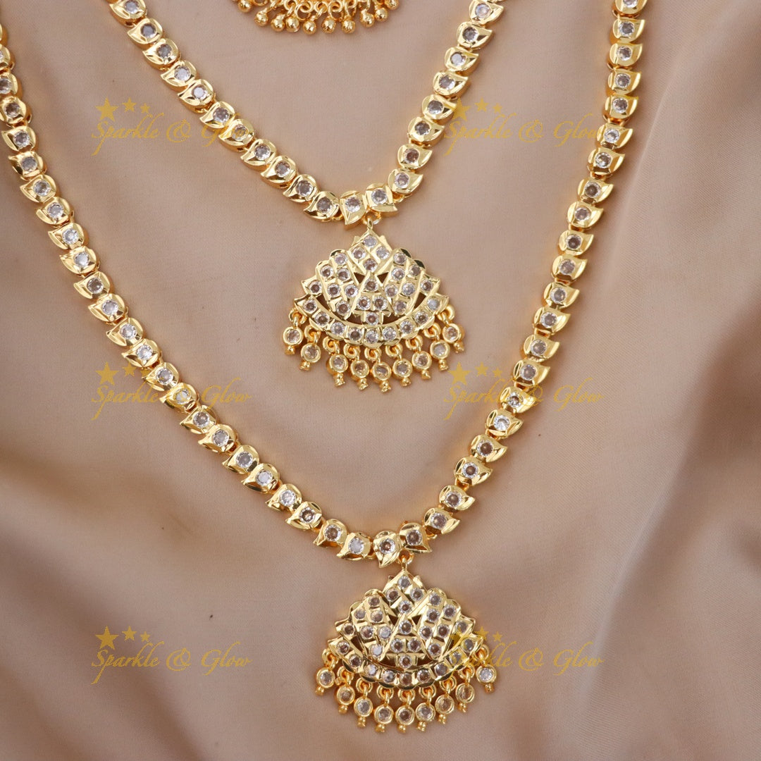 Luxurious Microgold Bridal Set for Elegant Weddings
