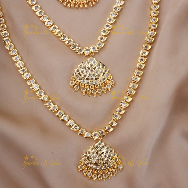 Luxurious Microgold Bridal Set for Elegant Weddings