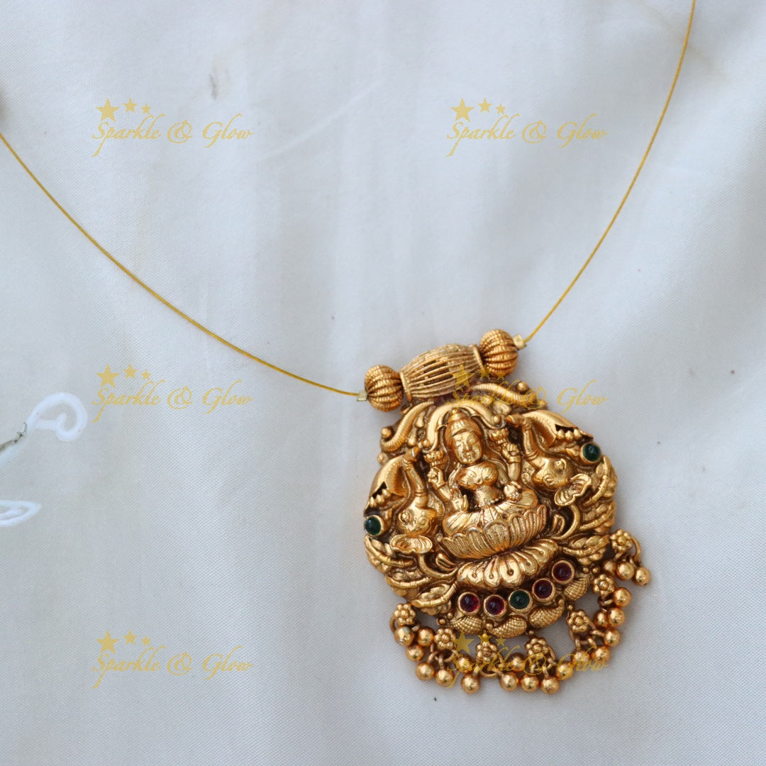 Exquisite Temple Necklace Set for Weddings & Festivities