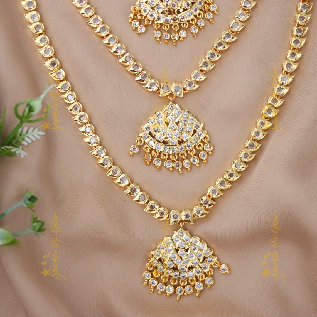Exquisite Microgold Bridal Set for Unforgettable Weddings