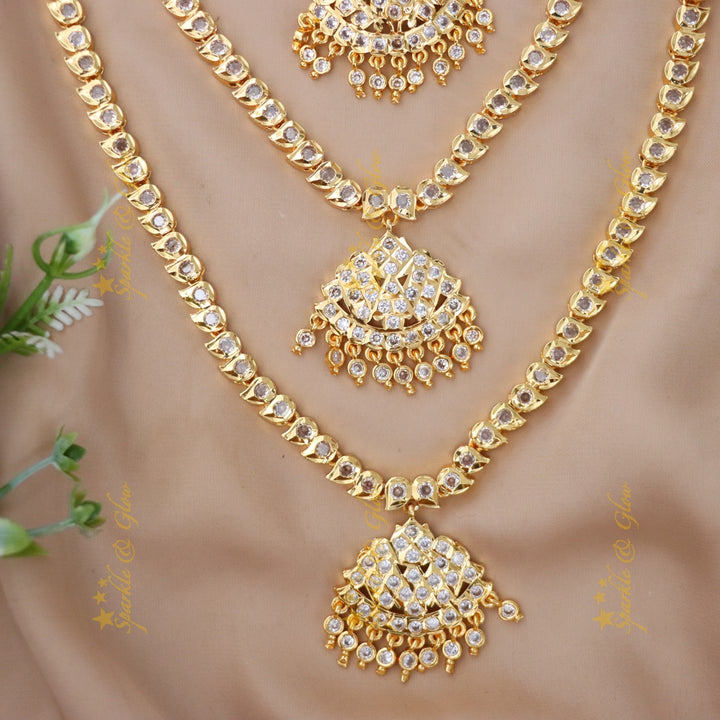 Exquisite Microgold Bridal Set for Unforgettable Weddings