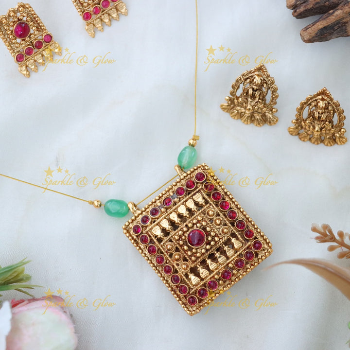 Exquisite Imitation Gold-Plated Wedding Necklace Set