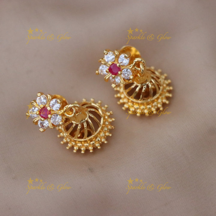Exquisite Laxmi Bridal Microgold Necklace Set