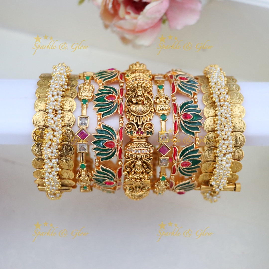Exquisite Bridal Bangles Set for Indian Weddings