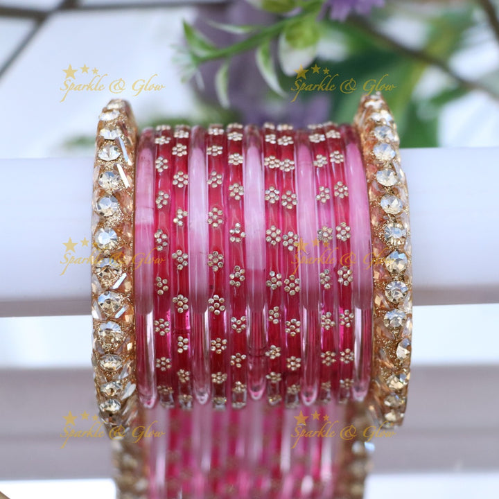 Exquisite Green Bangles for Brides - Imitation Jewelry