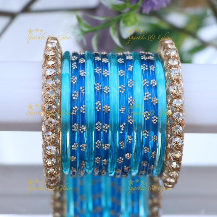 Exquisite Green Bangles for Brides - Imitation Jewelry