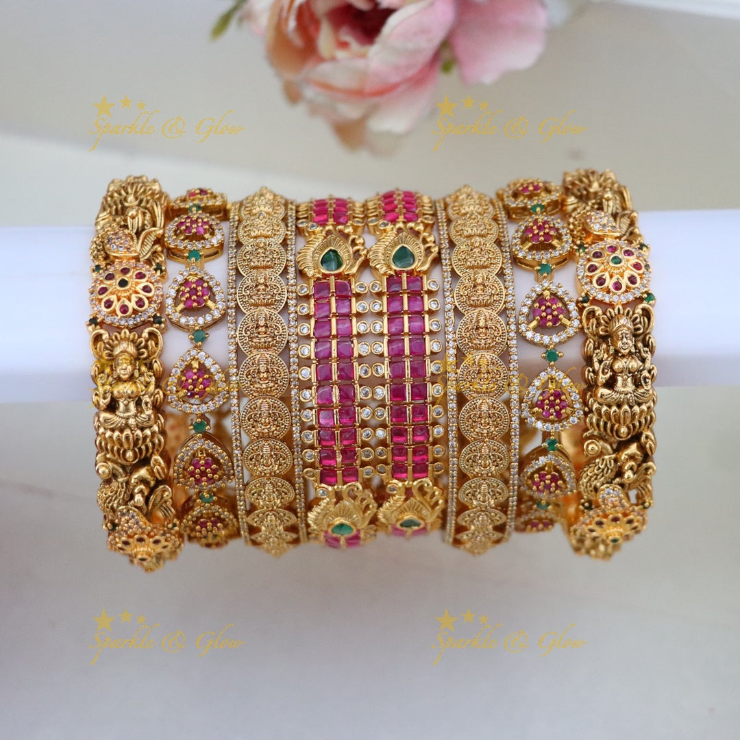 Magnificent Bridal Bangle Set for Timeless Beauty