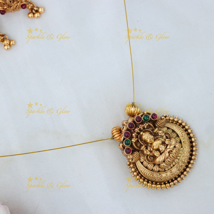 Elegant Invisible Temple Necklace - Perfect Festive Wear