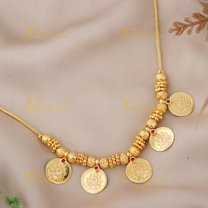 Microgold Laxmi Necklace for Festive Elegance