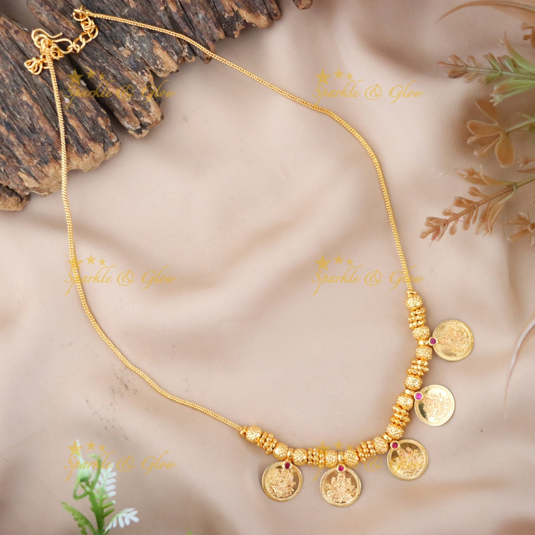 Microgold Laxmi Necklace for Festive Elegance