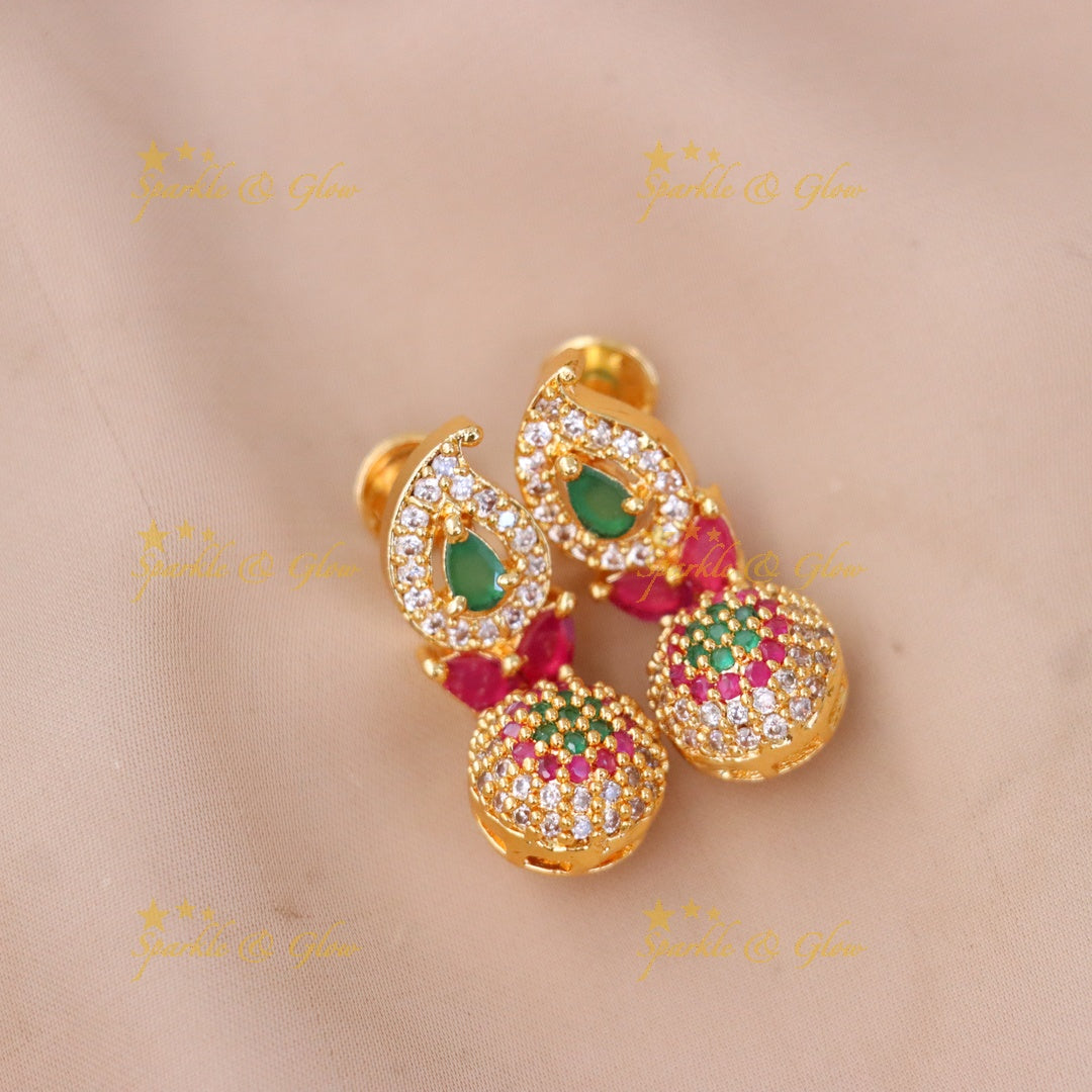 Exquisite Microgold Long Necklace for Festivals & Weddings