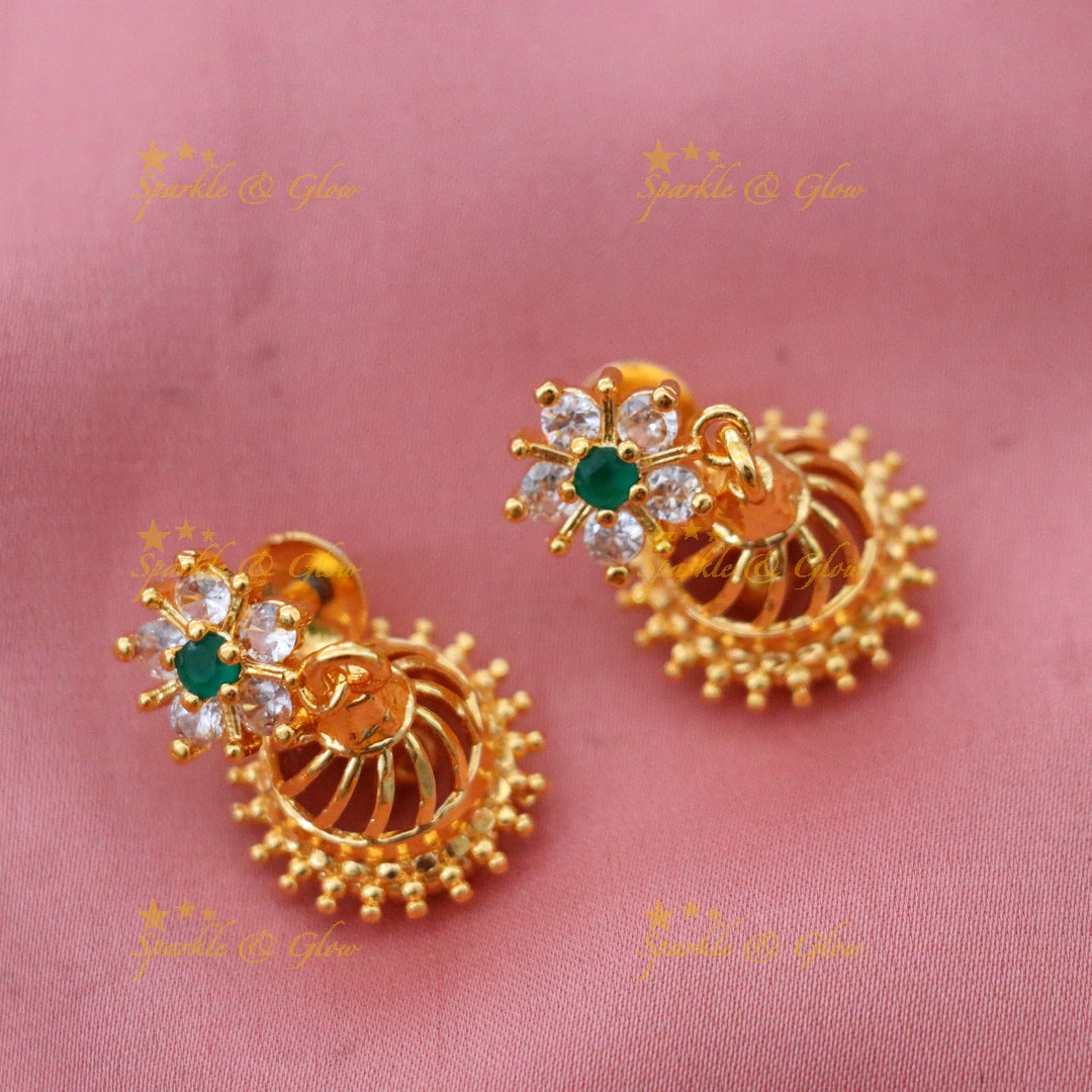 Exquisite Microgold Short Necklace Set for Weddings