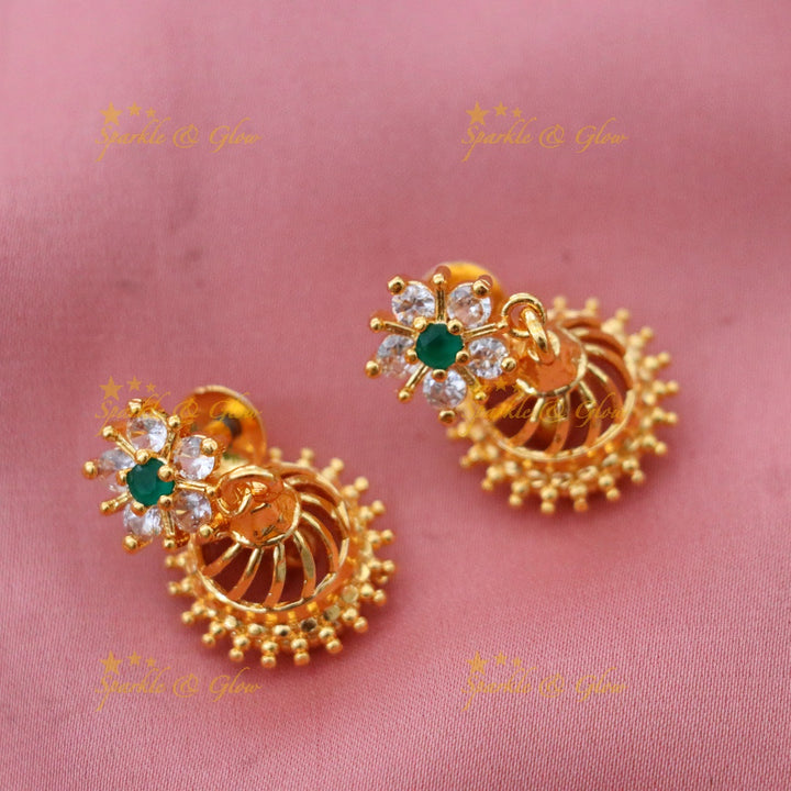 Exquisite Microgold Short Necklace Set for Weddings