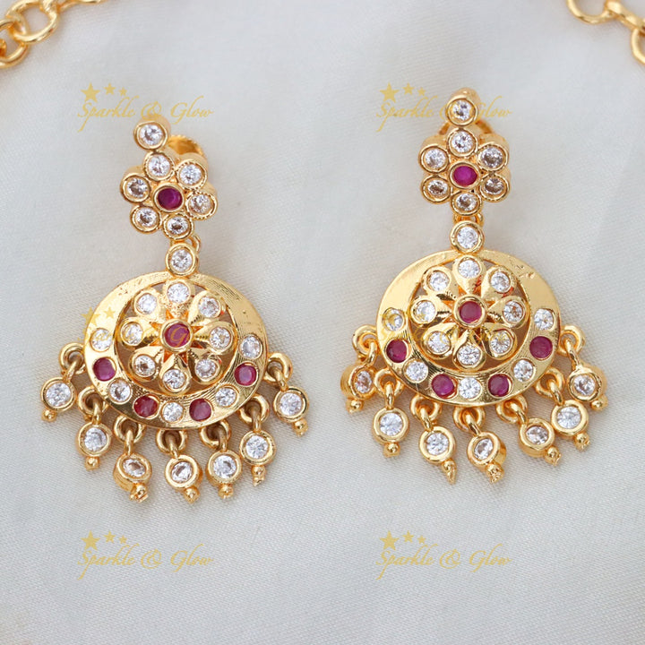 Exquisite Microgold Choker Set for Elegant Celebrations