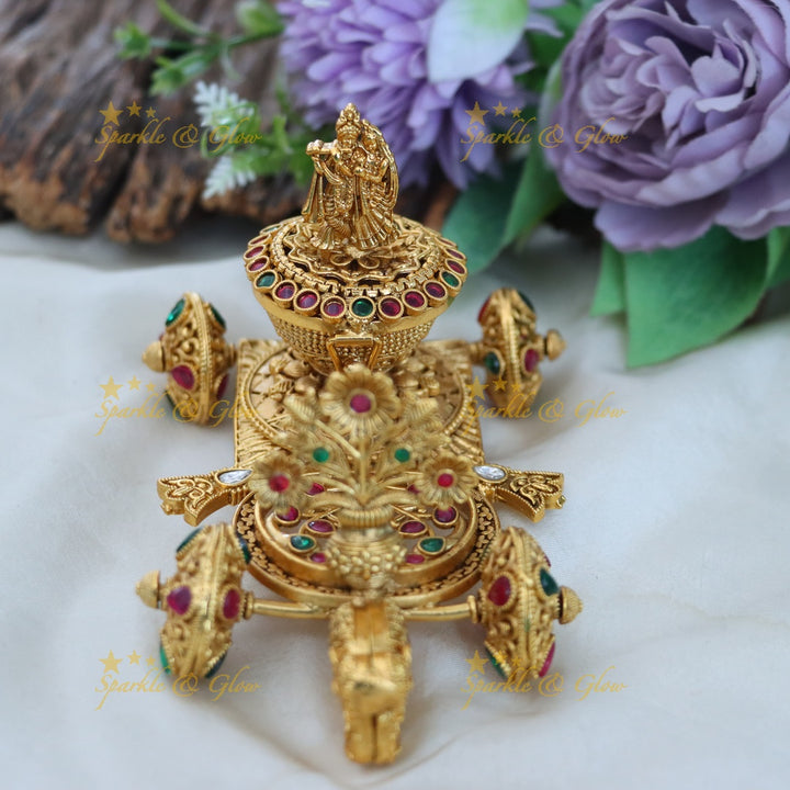 Exquisite Radhakrishna Kumkum Box | Premium Quality