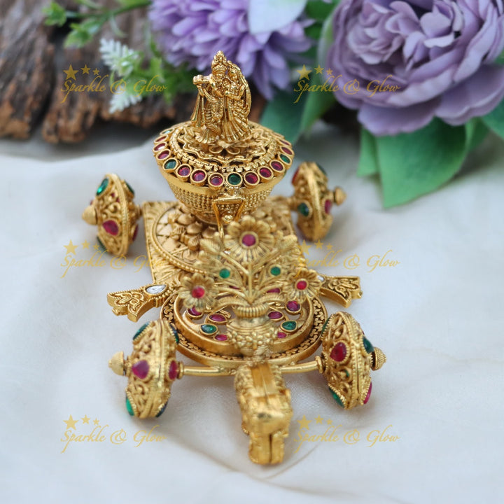 Exquisite Radhakrishna Kumkum Box | Premium Quality
