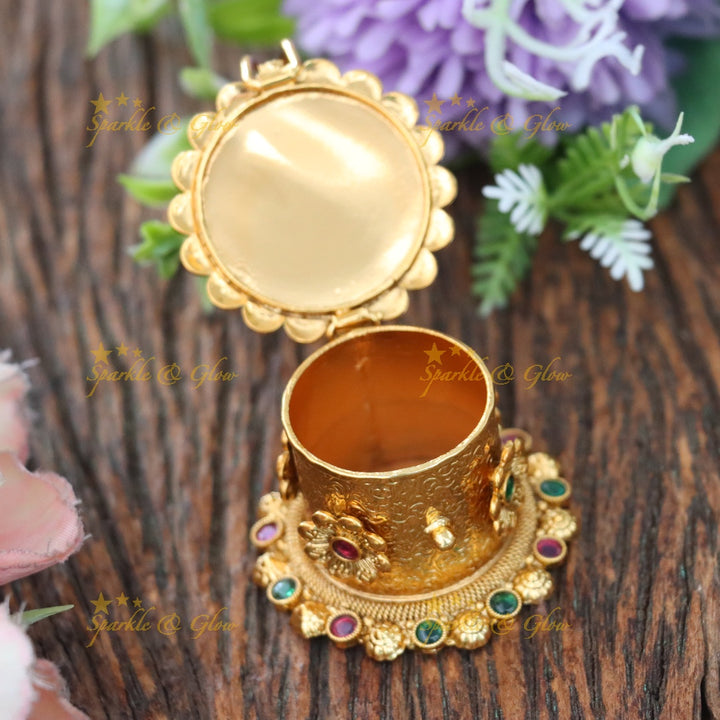 Exquisite Lakshmi Kumkum Box – Perfect for Festive Decor