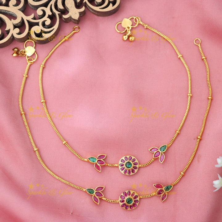 Exquisite Gold-Plated Anklet - Perfect for Festivals