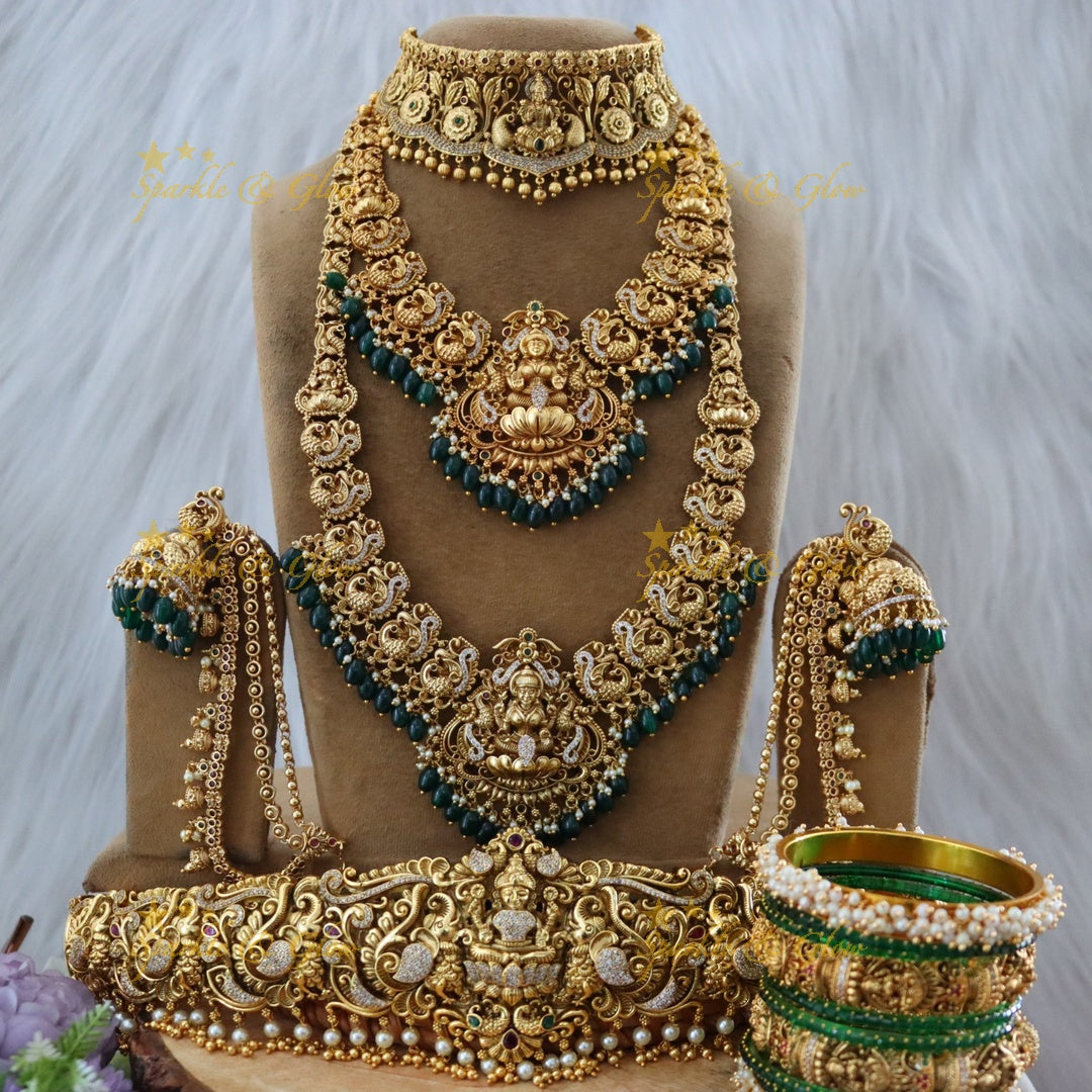Stunning Bridal Temple Jewellery Set - Timeless Elegance