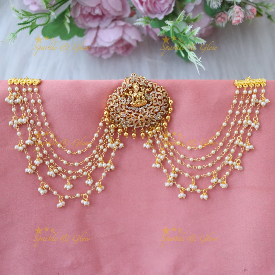 Exquisite Lakshmi Peacock Jadabilla Earrings Combo